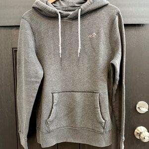 HOLLISTER Men's SZ Medium Gray Hoodie EUC